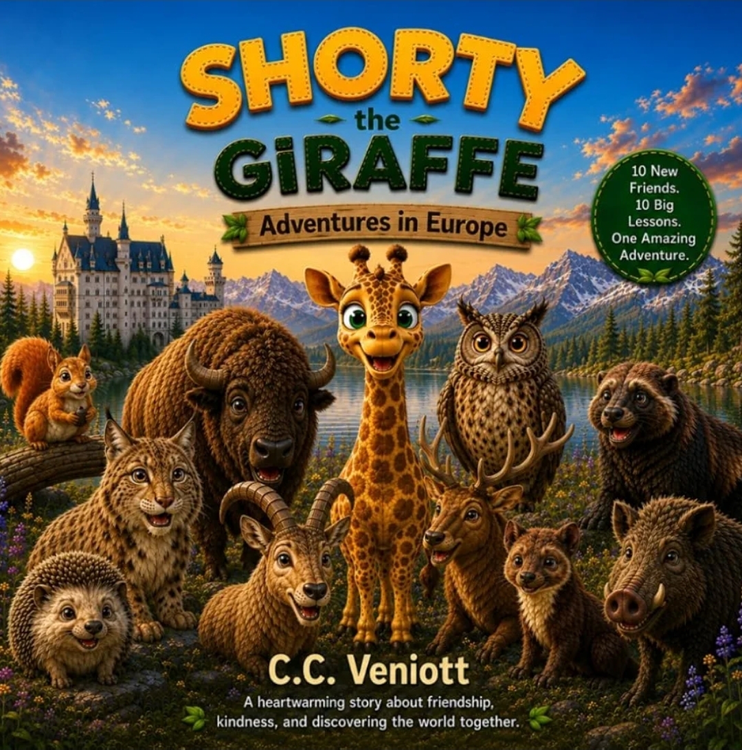 Cover of Shorty the Giraffe: Adventures in Europe